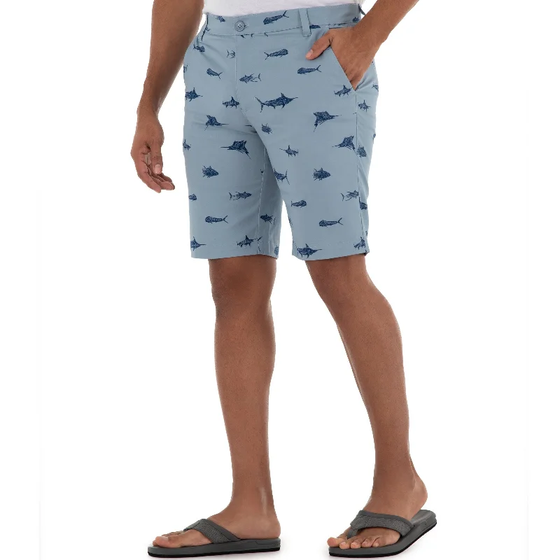 Guy Harvey Men's Shorts Printed 4-Way Stretch