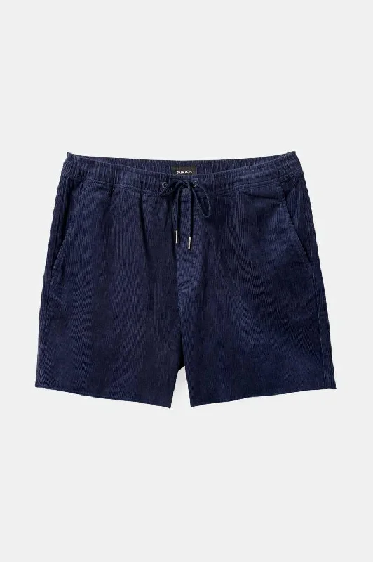 Madrid II Corduroy Short 5" - Washed Navy Cord