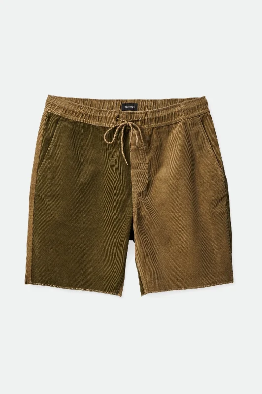 Madrid II Short - Mermaid/Military Olive Cord