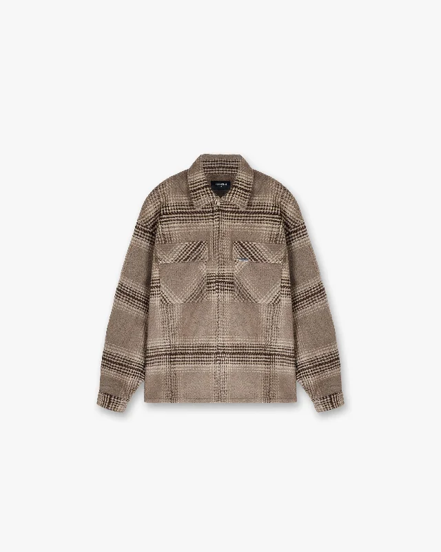 Represent Flannel Shirt - Brown Check