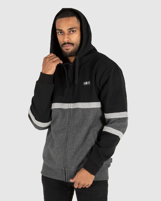 UNIT Mens Empire Zip Thru Hoodie