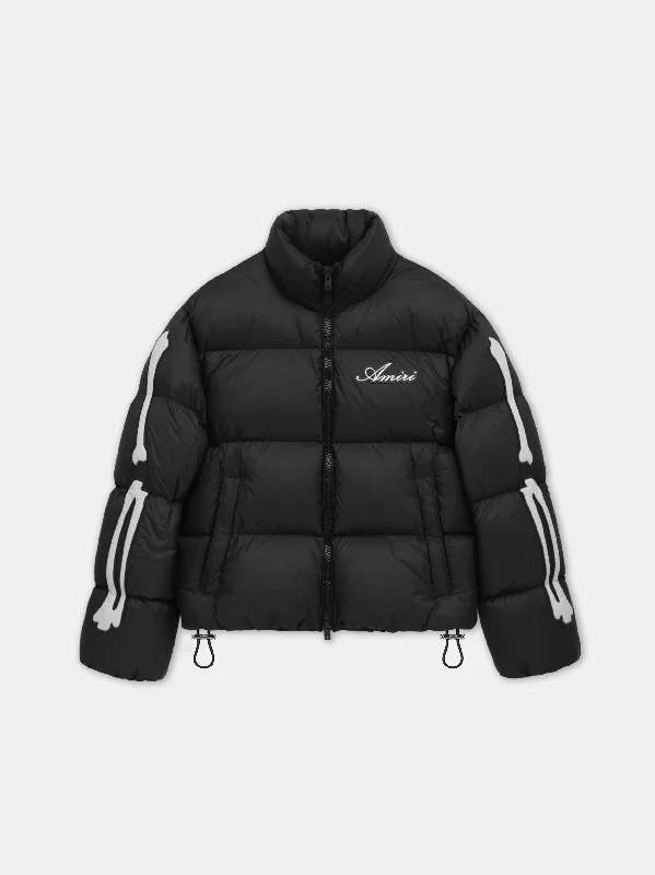 BONES DOWN JACKET - Black