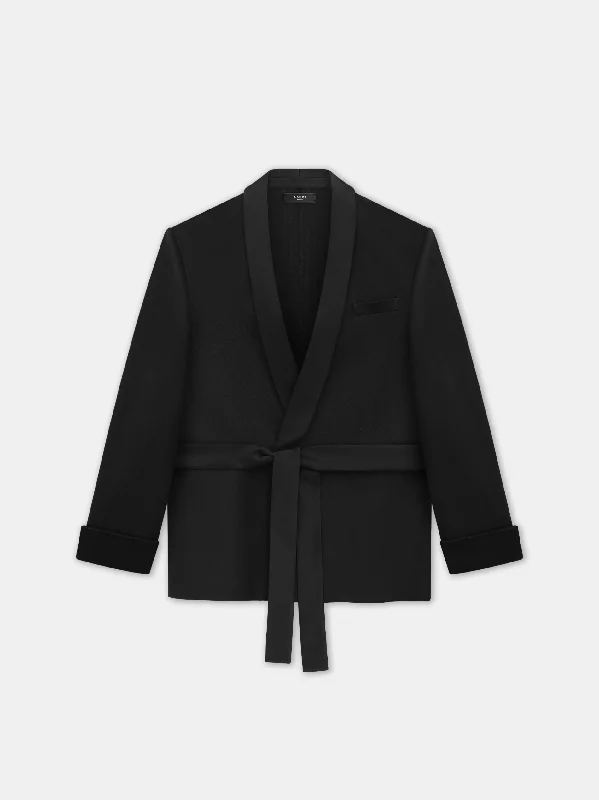 SMOKING JACKET - Black