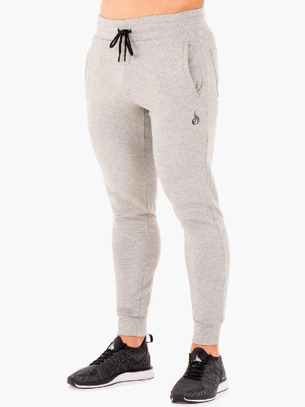 Base Track Pants - Grey Marl