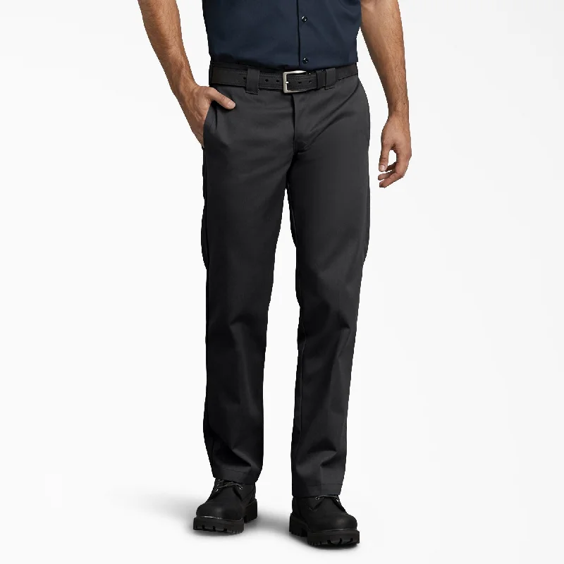 Slim Fit Work Pants - Black