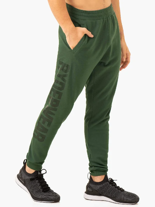 Heritage Fleece Track Pants - Green