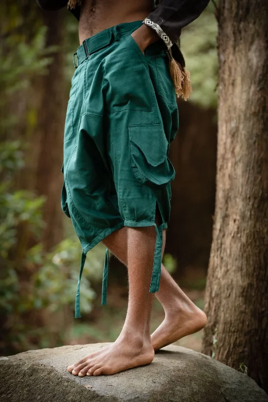 Yaro Shorts - Aqua/Green