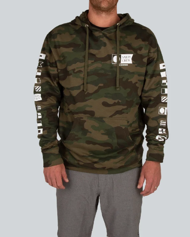 Alpha Hooded Camo Fleece