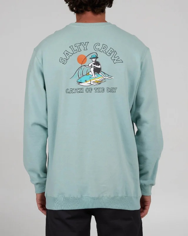 Catch Of The Day Crew Fleece - Mackerel