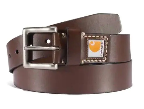 Men's Legacy Leather Belt - Nickel Roller Finish