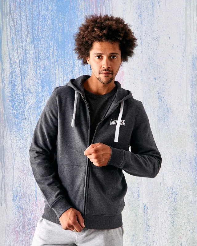 Saltrock Original - Mens Zip Hood - Dark Grey