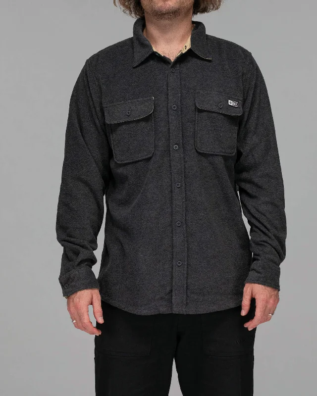 SWELLTER POLAR FLEECE SHIRT - Charcoal Heather