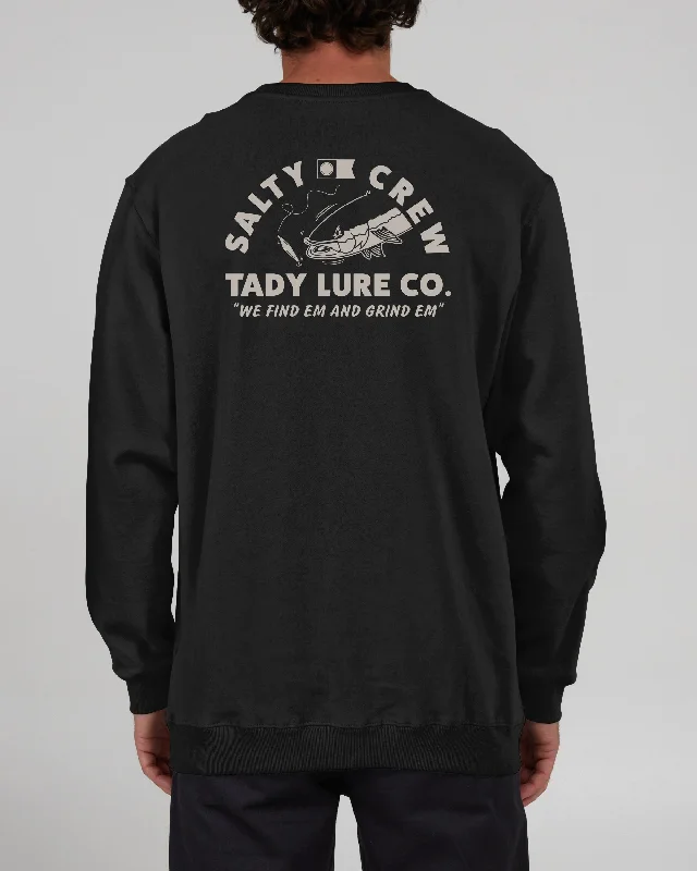 Tady Vintage Crew Fleece - Pigment Black