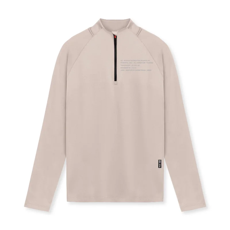 0725. Core Fitted Quarter Zip - Chai