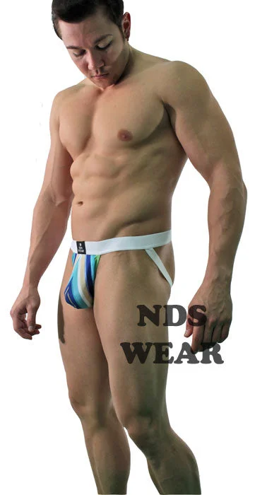 Apollo's Trendy Men's Striped Jockstrap