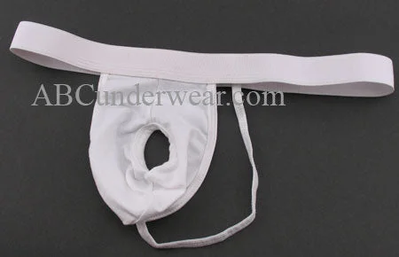 Men's Open Suspensory Thong: A Stylish G-String with a Convenient Front Opening - BLOWOUT SALE