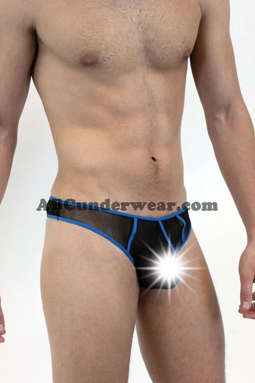 Stylish Mesh Sheer Men's Thong for Rave Enthusiasts - BLOWOUT SALE!