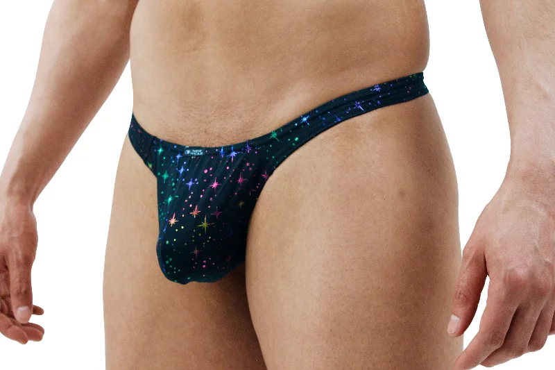 Elegant Evening Men's Thong with a Touch of Sparkle