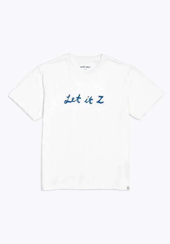 Let it Z T-Shirt in White