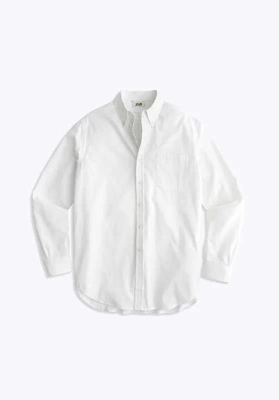 Penn Shirt in White Oxford