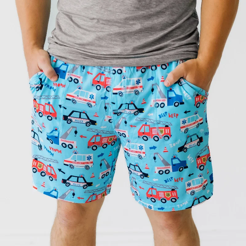 To The Rescue Men's Pajama Shorts