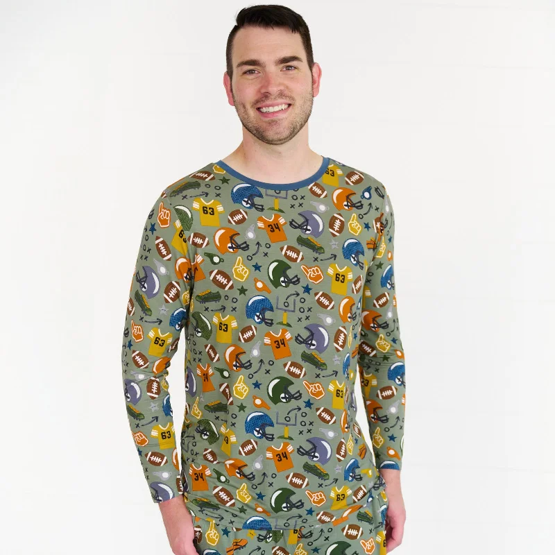 Touchdown Time Men's Pajama Top